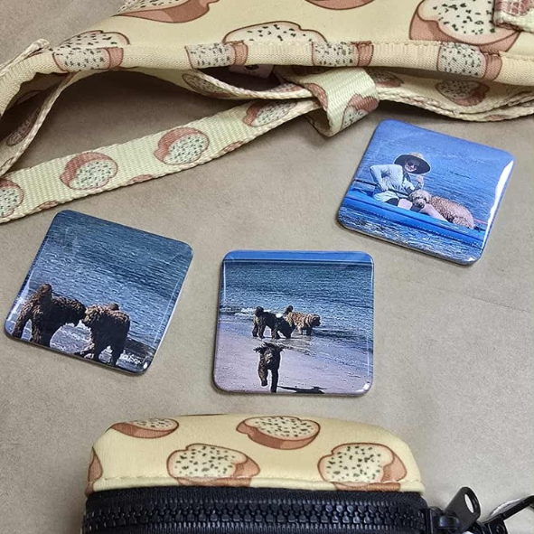 Personalised Photo Magnets – Set of 3 (5x5cm)
