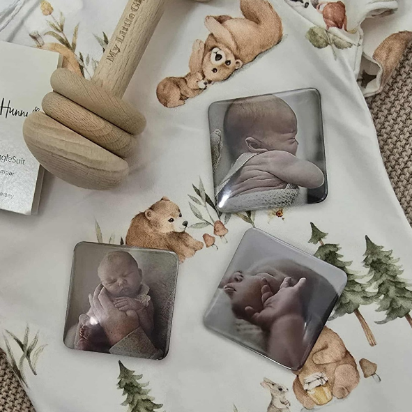 Personalised Photo Magnets – Set of 12 (5x5cm)