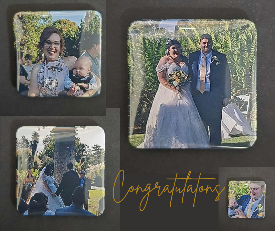 Personalised Photo Magnets – Set of 9 (5x5cm)